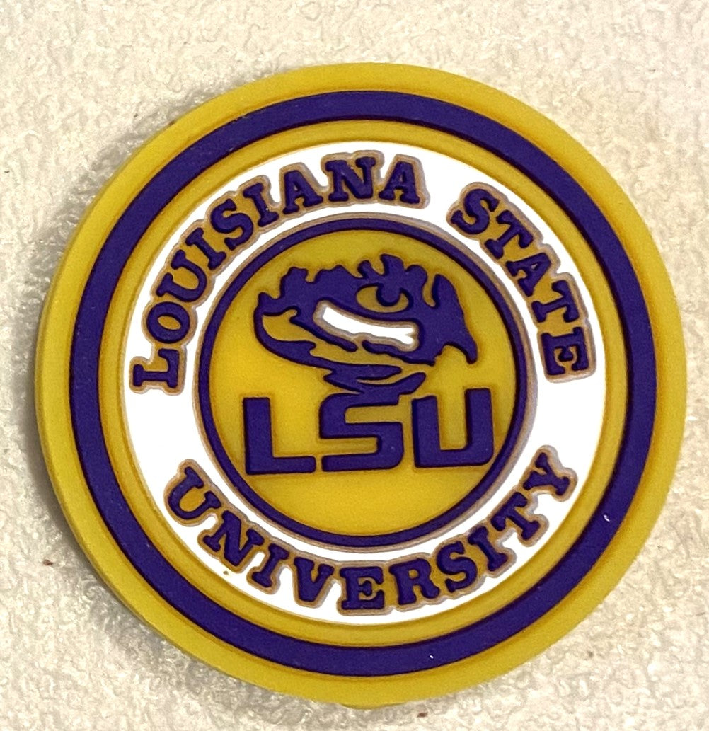 Silicone Focal Bead - Louisiana State - #FB137