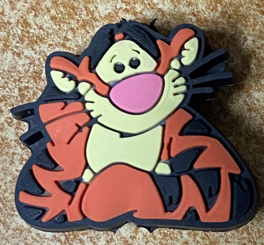 Silicone Focal Bead - Tigger - #FB150