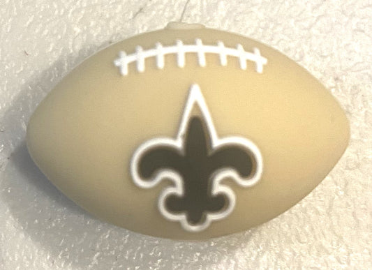 Silicone Focal Bead - Saints - #FB155