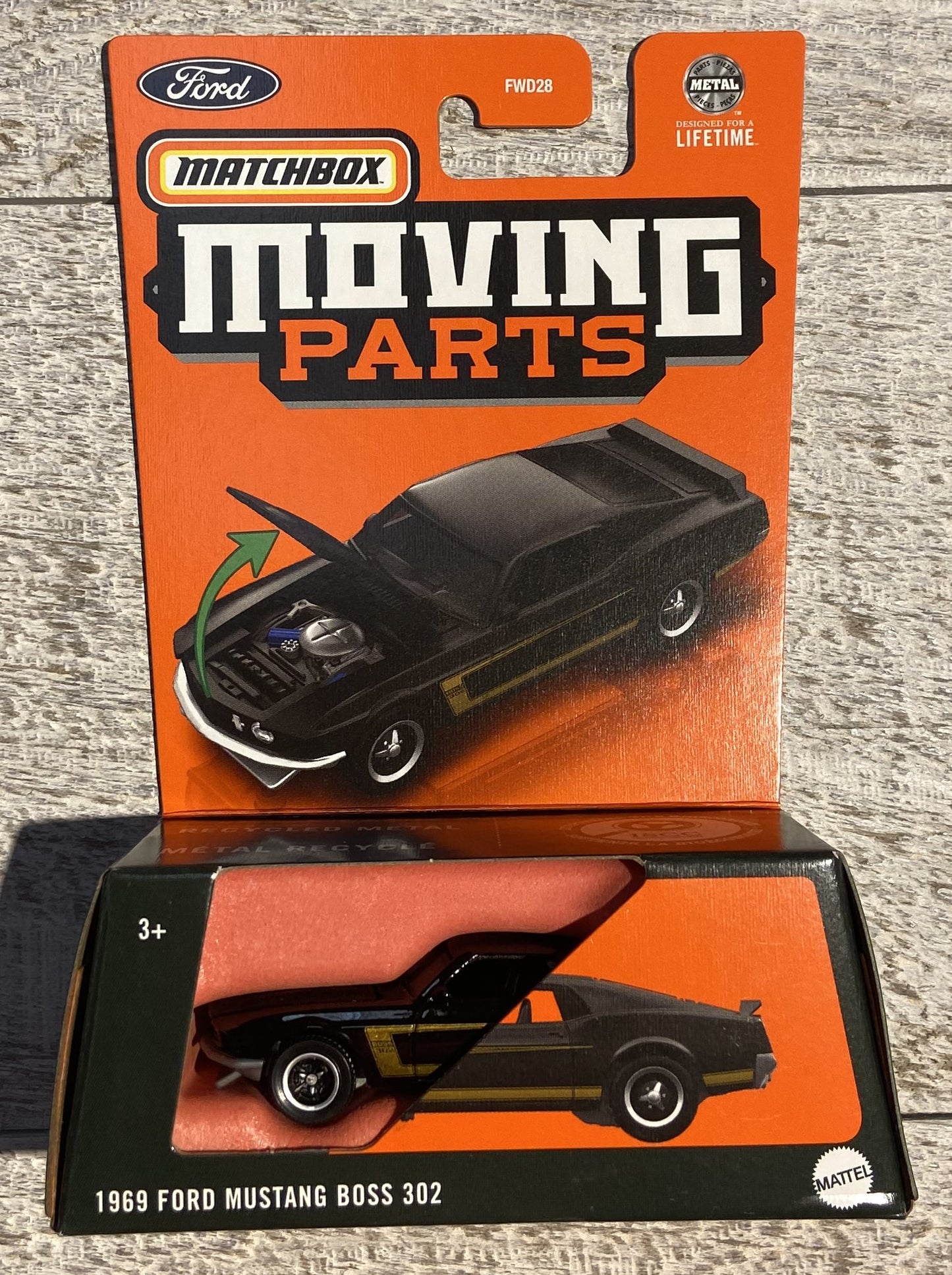 2024 Matchbox Moving Parts 1969 Ford Mustang Boss 302