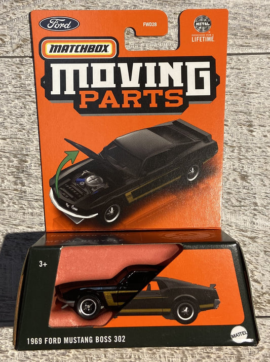 2024 Matchbox Moving Parts 1969 Ford Mustang Boss 302