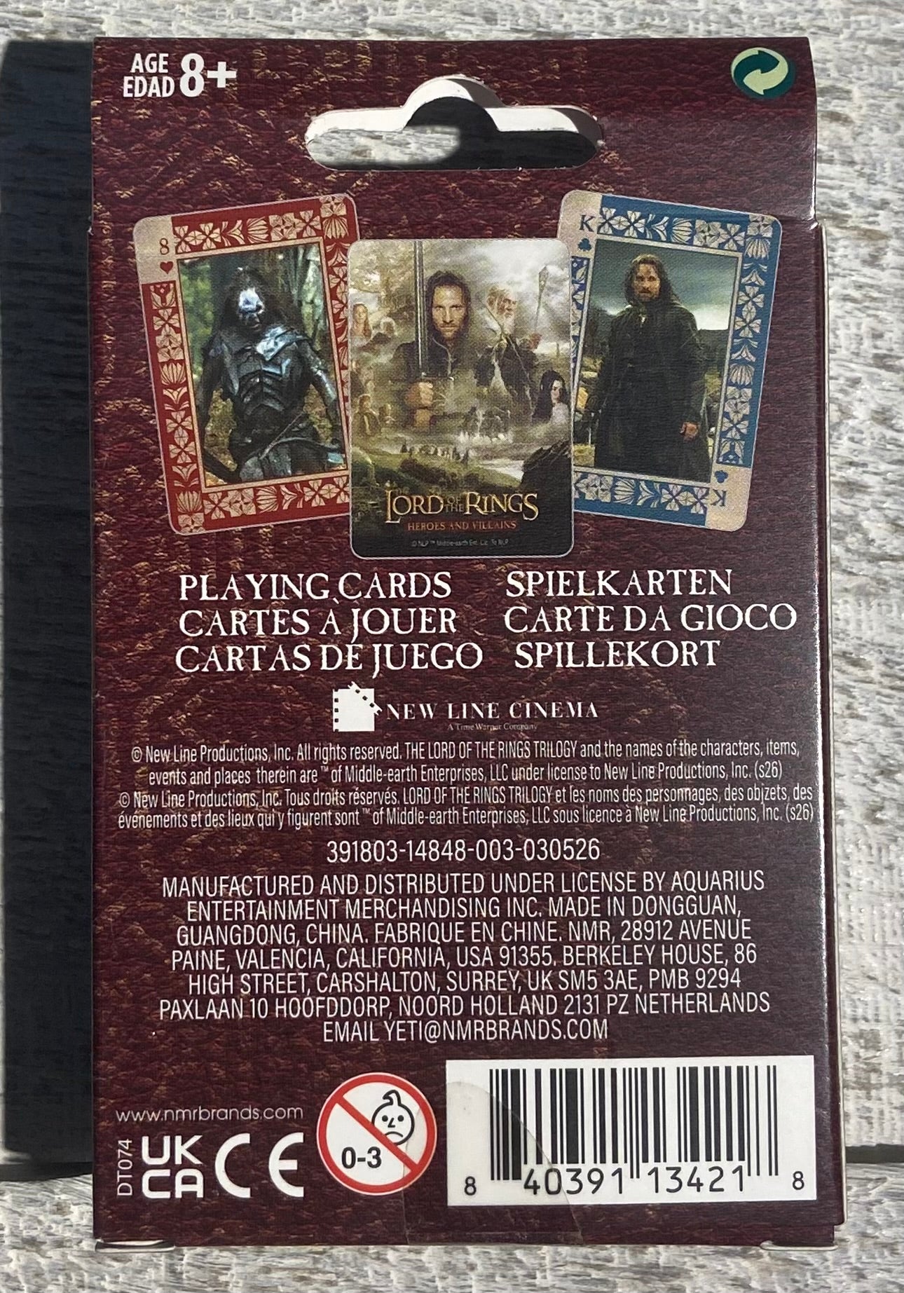 Lord of the Rings - Playing Cards