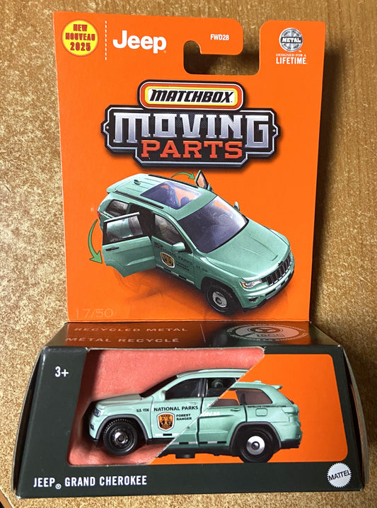 2025 Matchbox Moving Parts #JBW55 Jeep Grand Cherokee