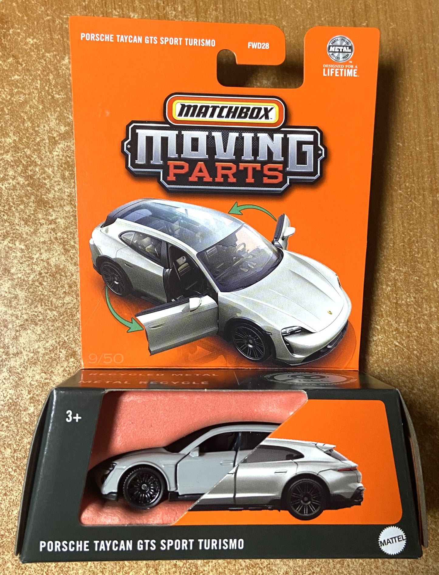 2025 Matchbox Moving Parts #JBW75 Posche Taycan GTS Sport Turismo