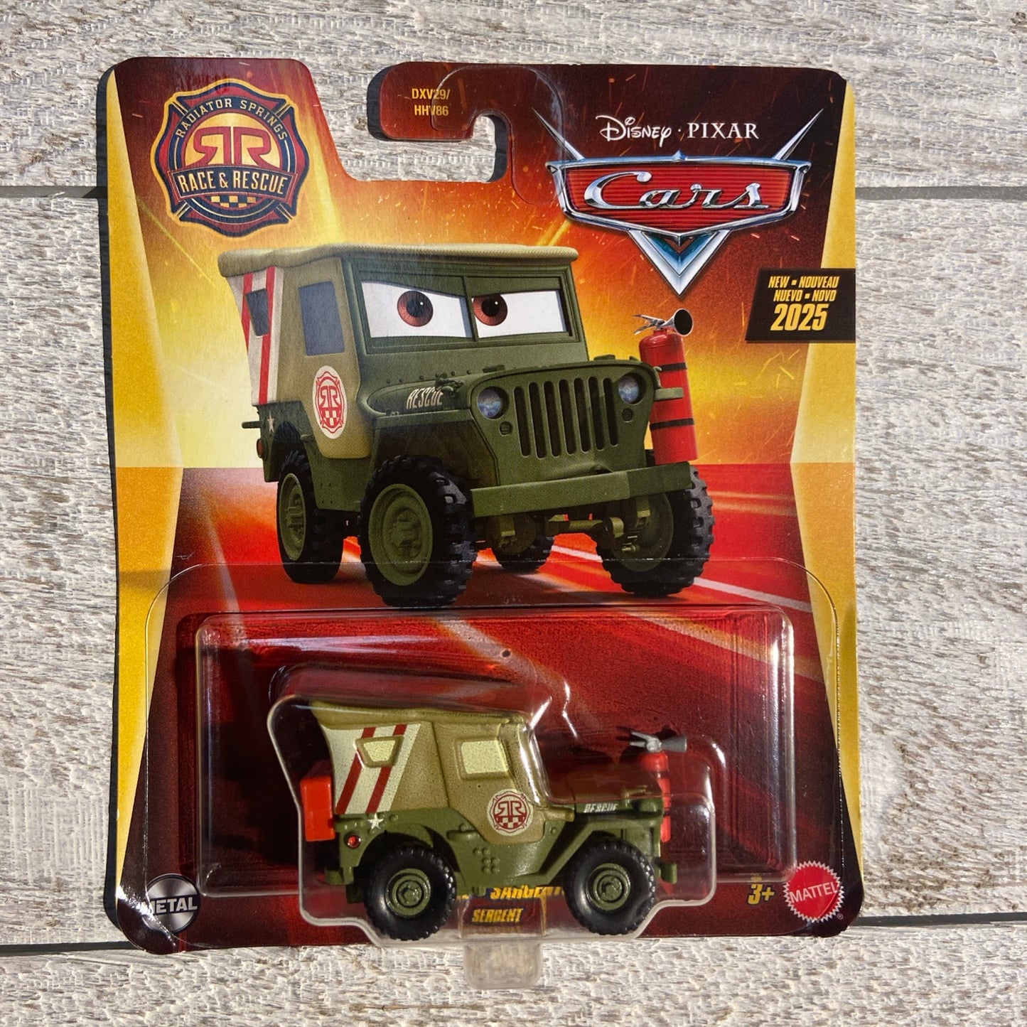 Pixar Cars - 2025 Race & Rescue - Sarge