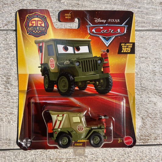 Pixar Cars - 2025 Race & Rescue - Sarge