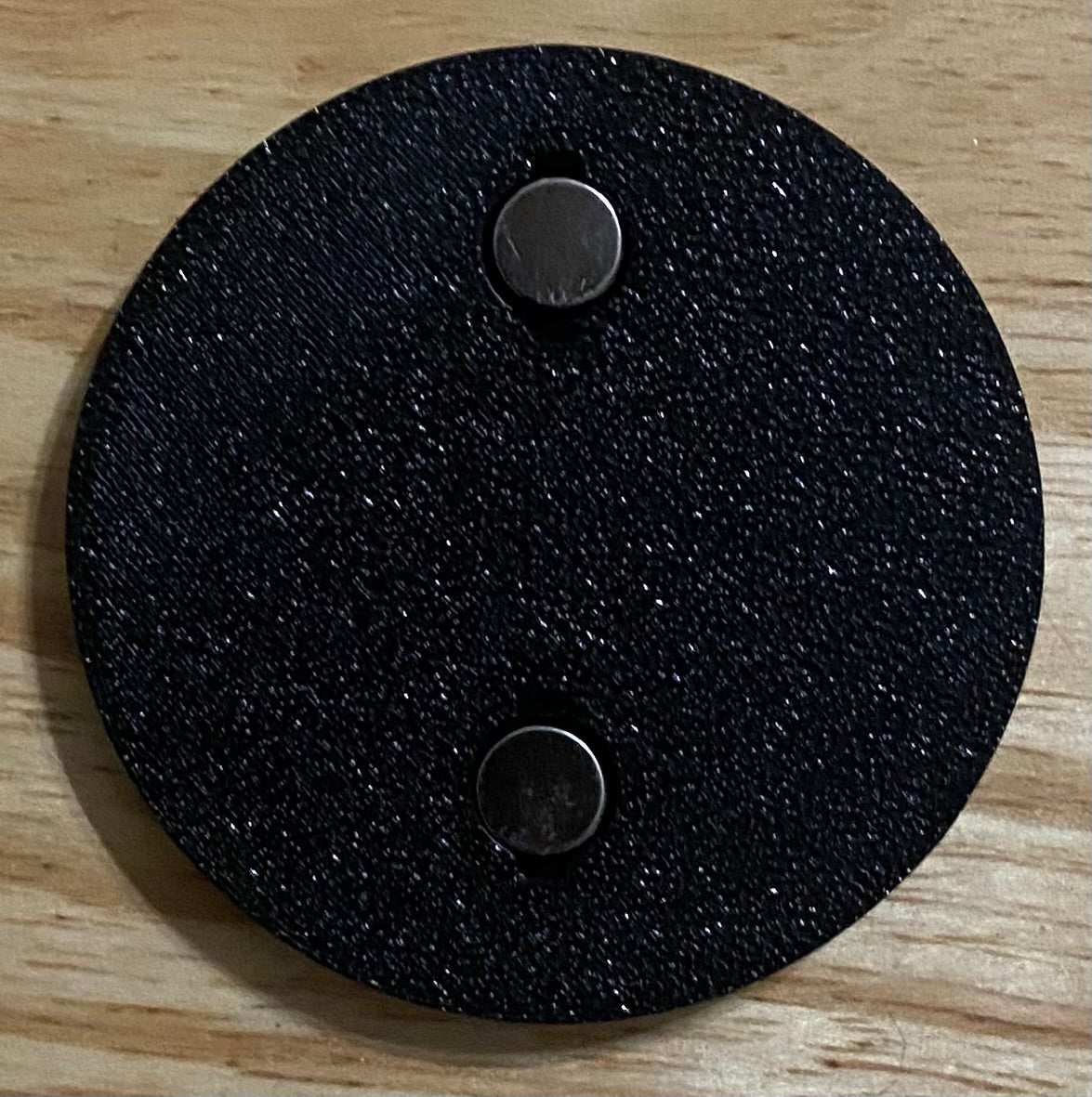 2-3/8" Zip Code Magnet - 39747 Kilmichael, MS - White over Black
