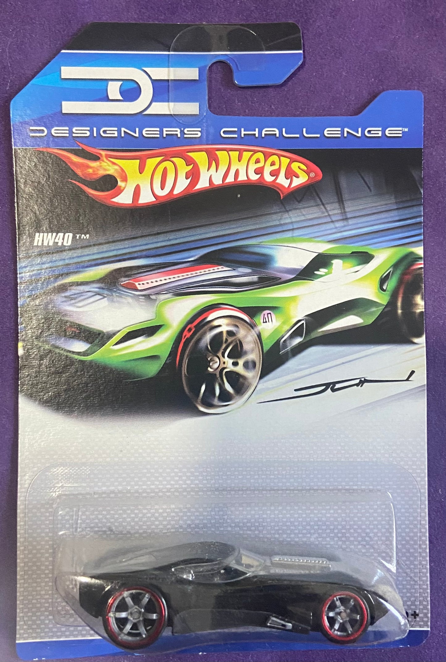 2007 Hot Wheels Designers Challenge #M3315 HW40 BLACK