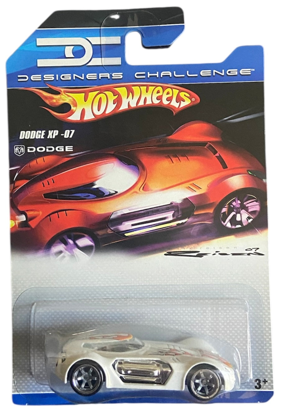2007 Hot Wheels Designers Challenge #M3320 Dodge XP-07 WHITE