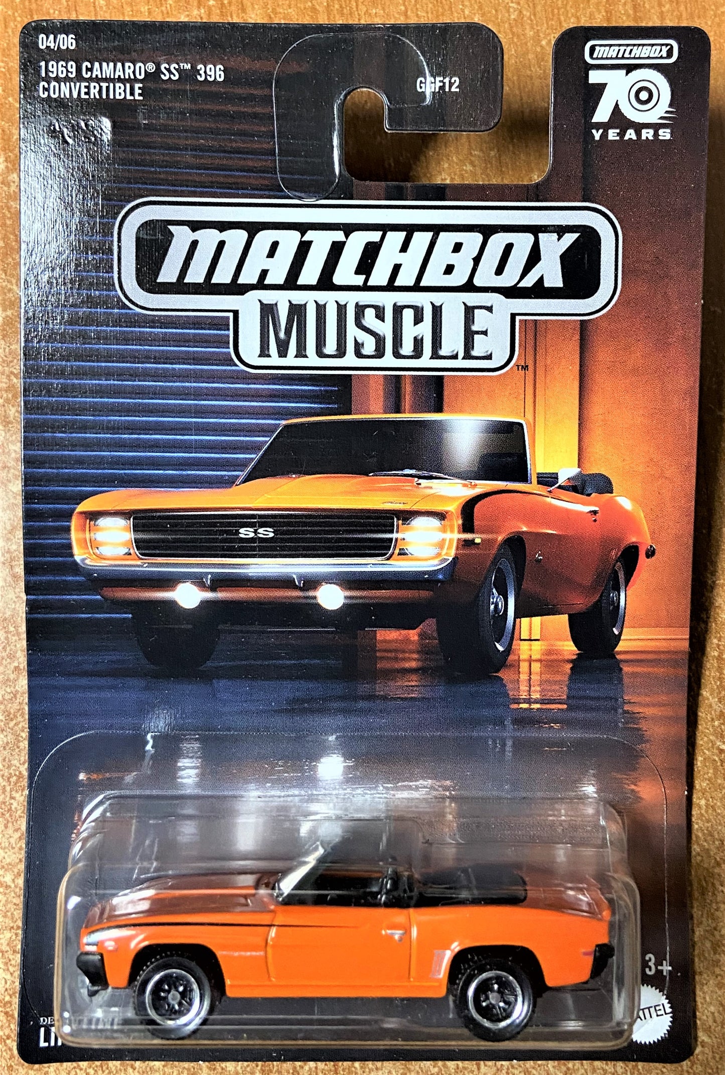 2023 Matchbox Muscle #4 1969 Camaro SS 396 Convertible
