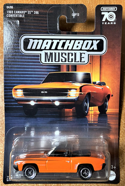 2023 Matchbox Muscle #4 1969 Camaro SS 396 Convertible
