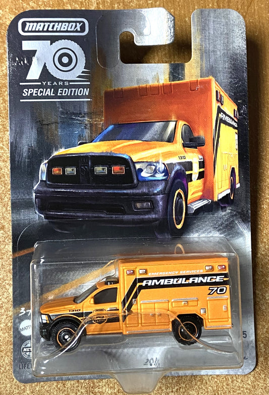 2023 Matchbox Special Edition Moving Parts #5 2019 Ram Ambulance