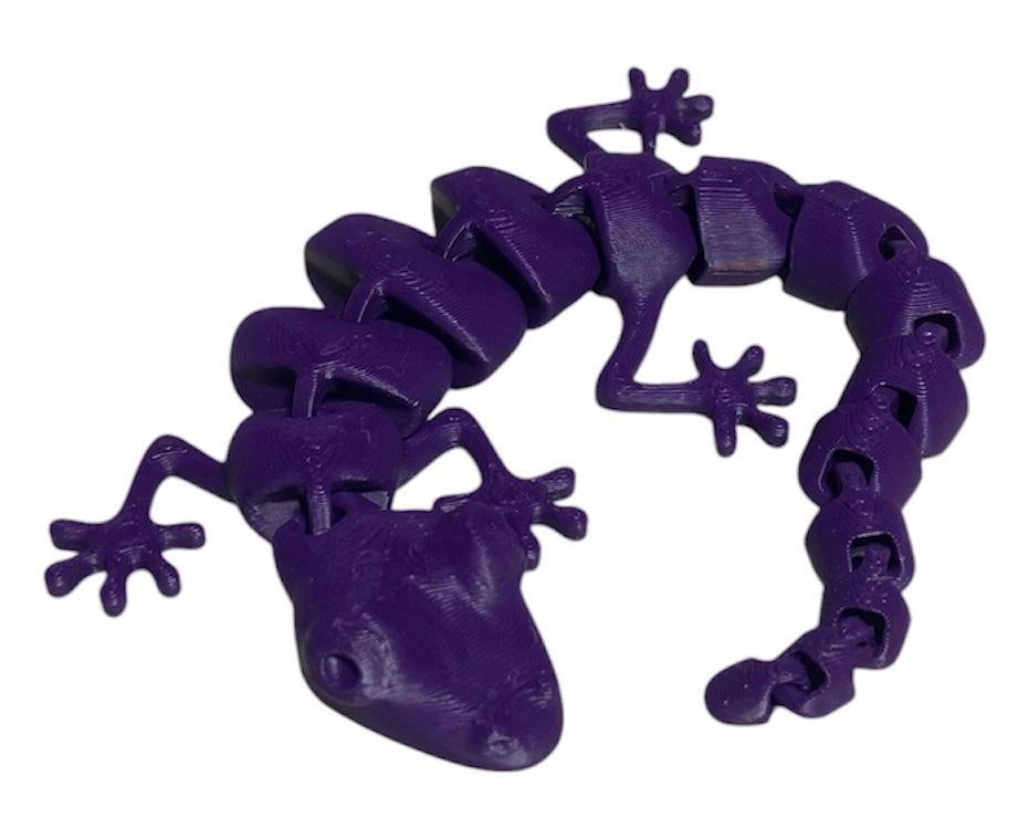 7" Articulated Lizard - Indigo