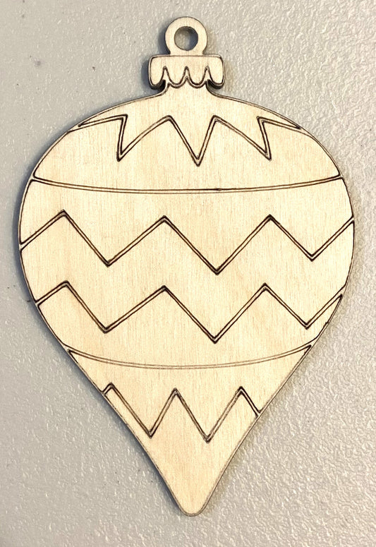 Ready to Paint Ornament - 1/8" Plywood - Ornament - S361