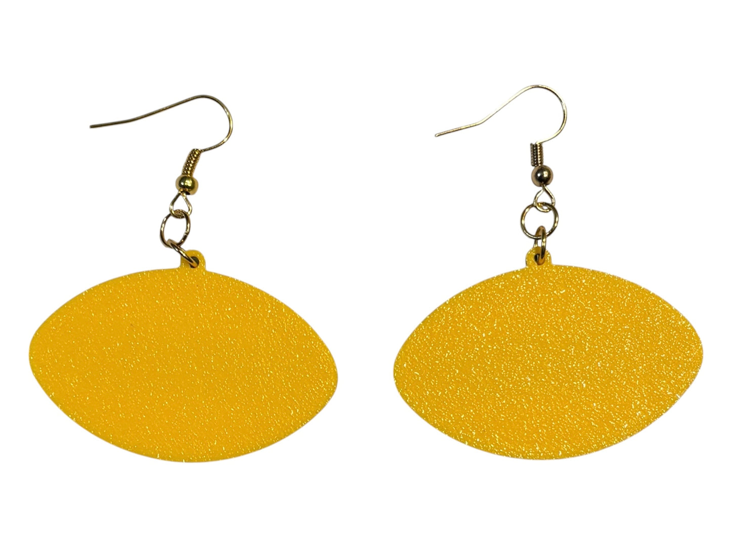 3D Printed Earrings - 1.2" x 1.75" Tigers - Mistletoe over Sunflower