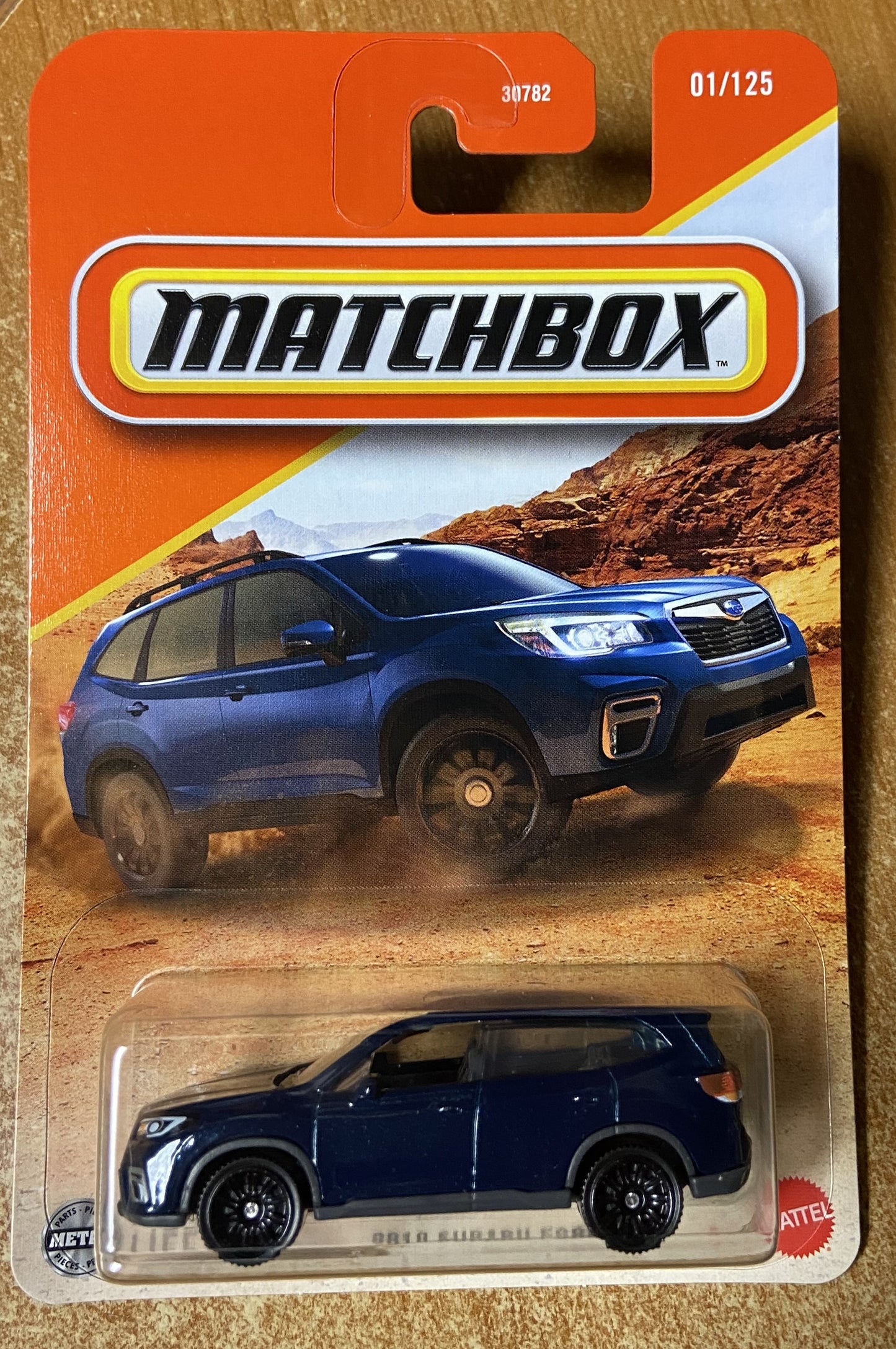 2025 Matchbox #1 2019 Subaru Forester BLUE