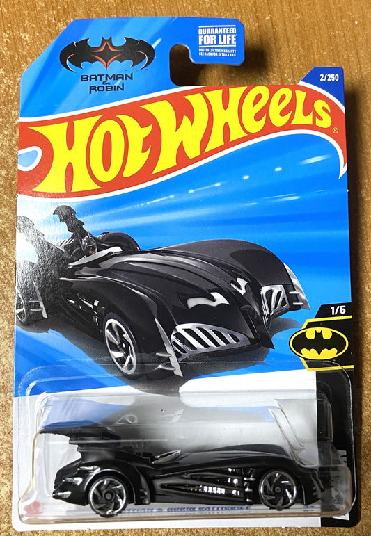 2025 Hot Wheels #2 Batman & Robin Batmobile BLACK