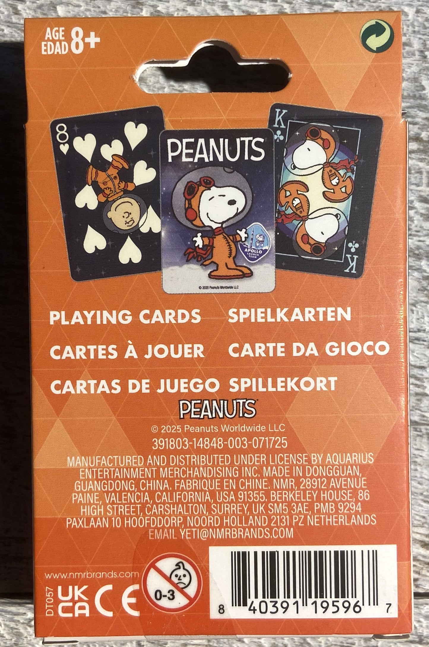 Peanuts Playing Cards