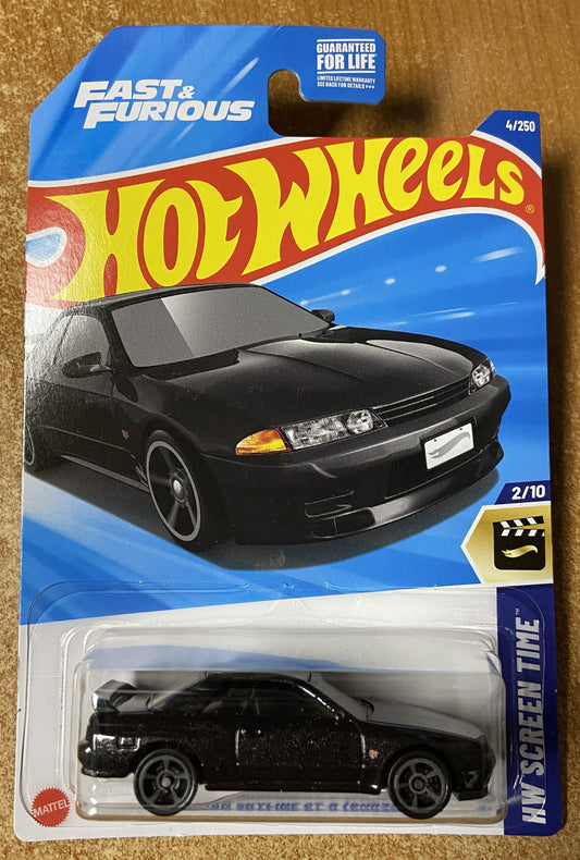 2025 Hot Wheels #4 Nissan Skyline GT-R BLACK