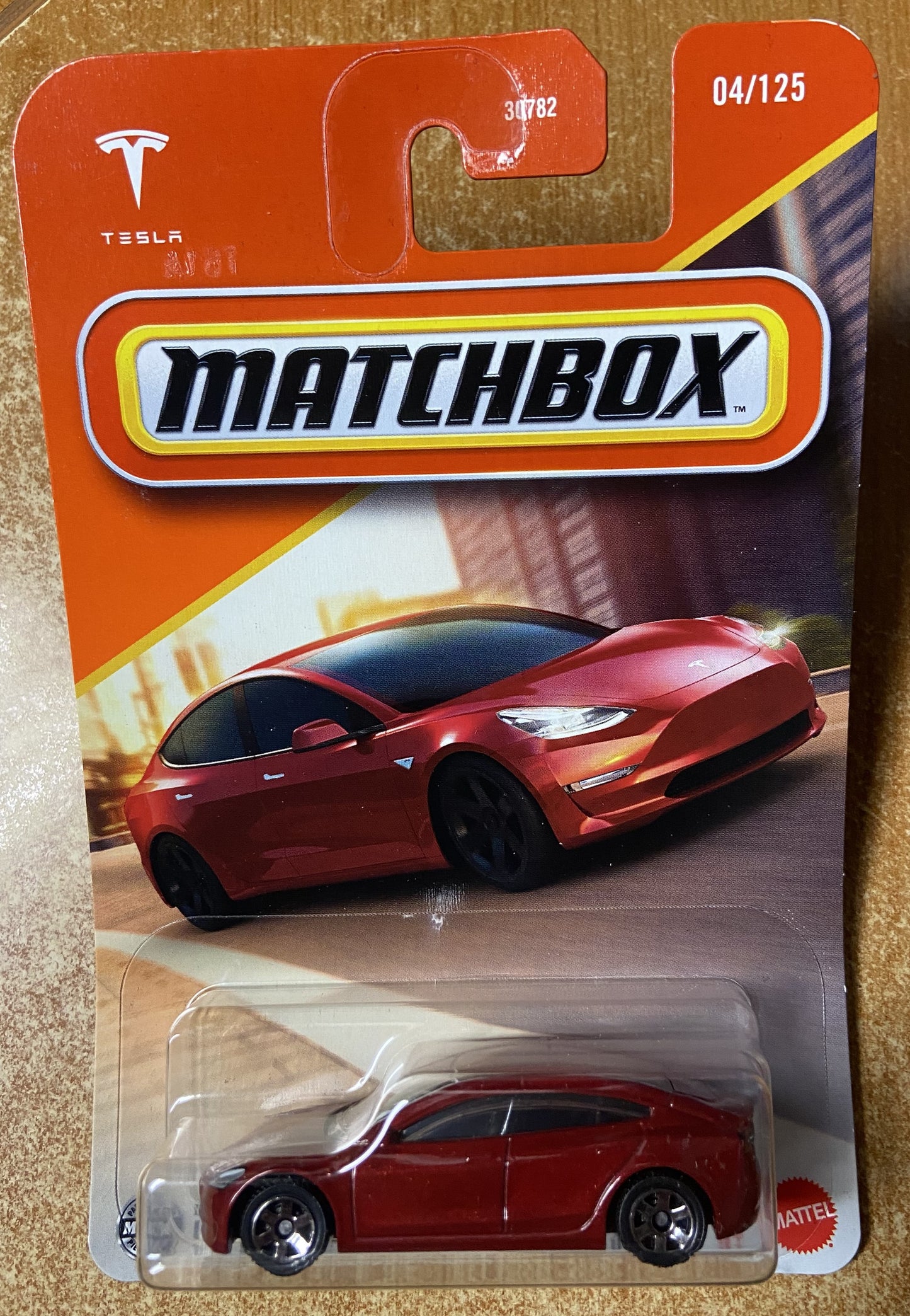 2025 Matchbox #4 Tesla Model 3