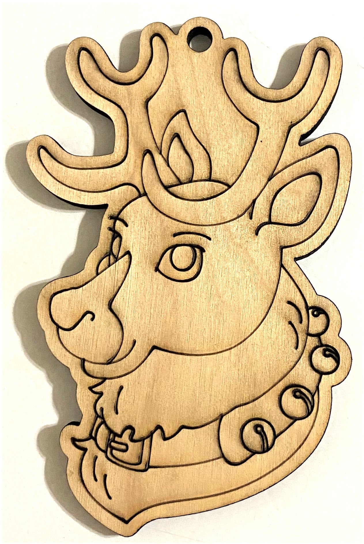 Ready to Paint Shape - 1/8" Birch - Reindeer 1 - S005