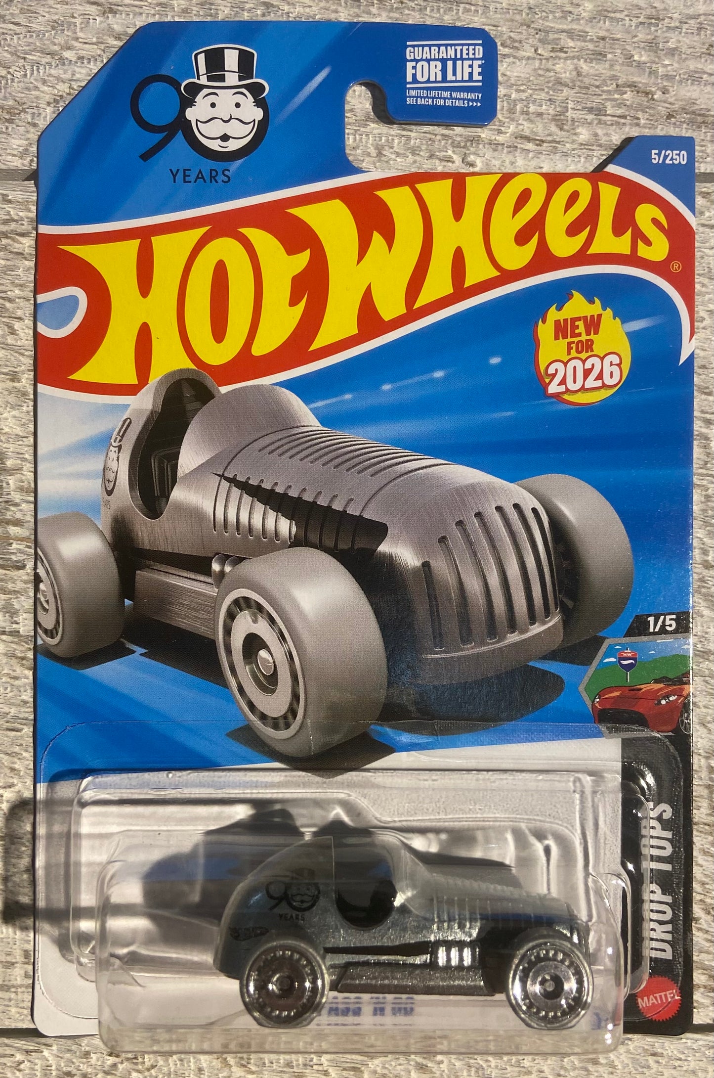 2026 Hot Wheels #5 Pass n' Go SILVER