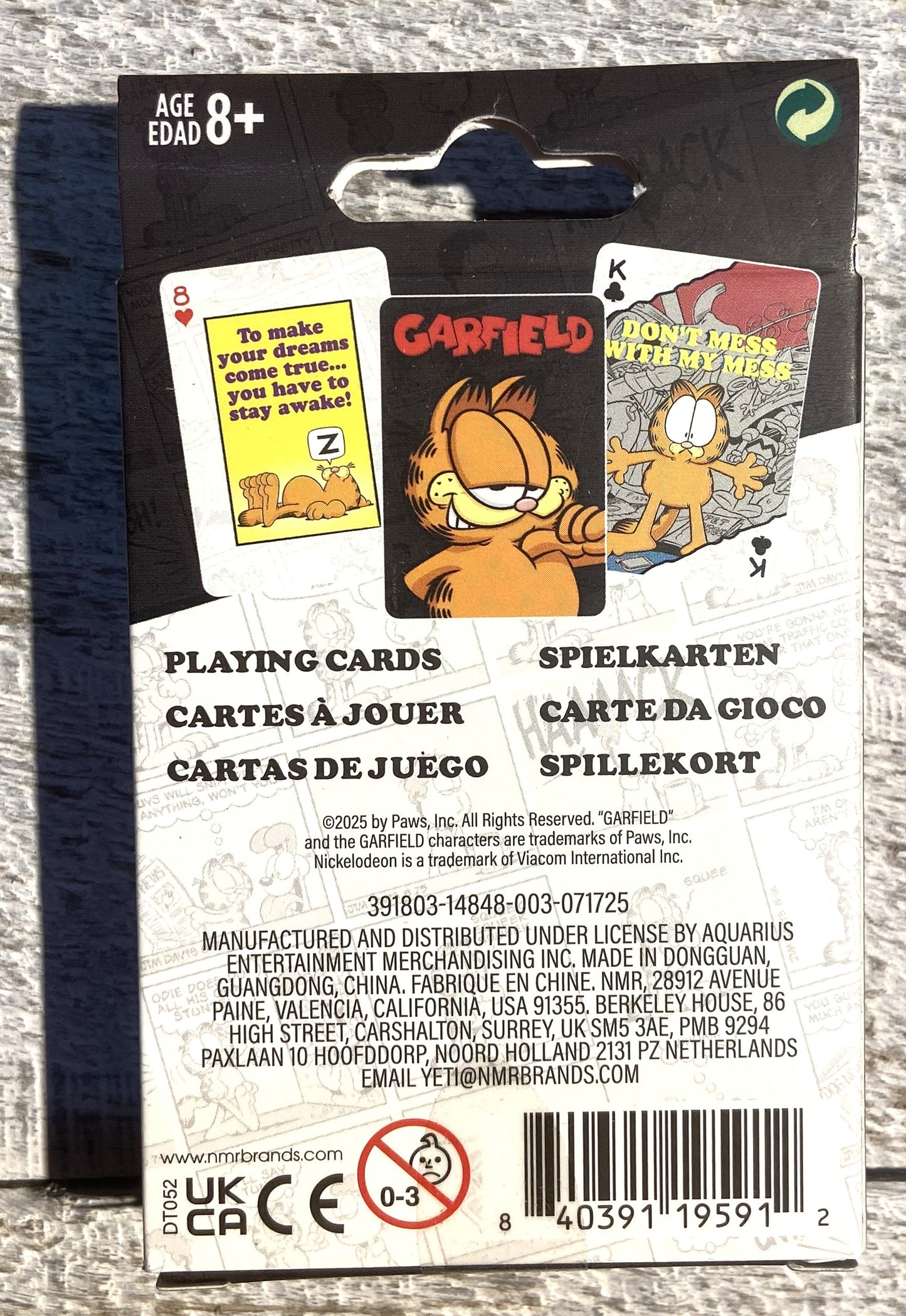 Garfield - Playing Cards
