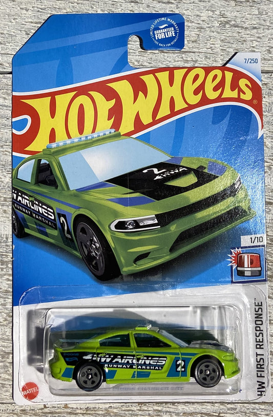 2024 Hot Wheels #7 15 Dodge Charger SRT GREEN