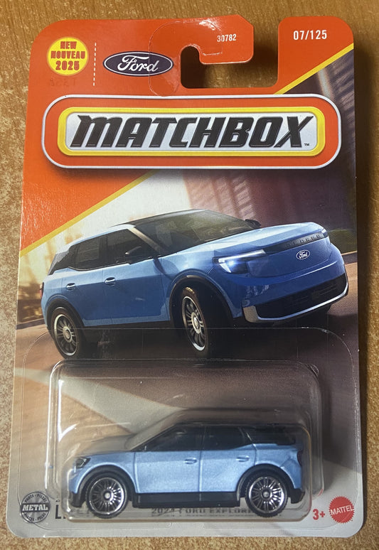 2025 Matchbox #7 2024 Ford Explorer BEV