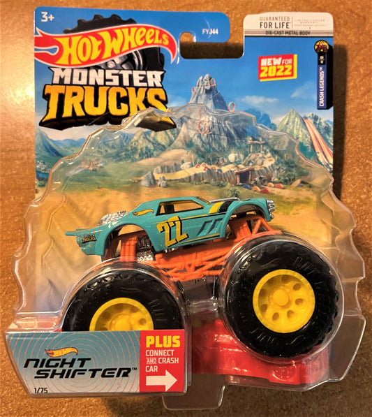 2022 Hot Wheels Monster Trucks #1 Night Shifter