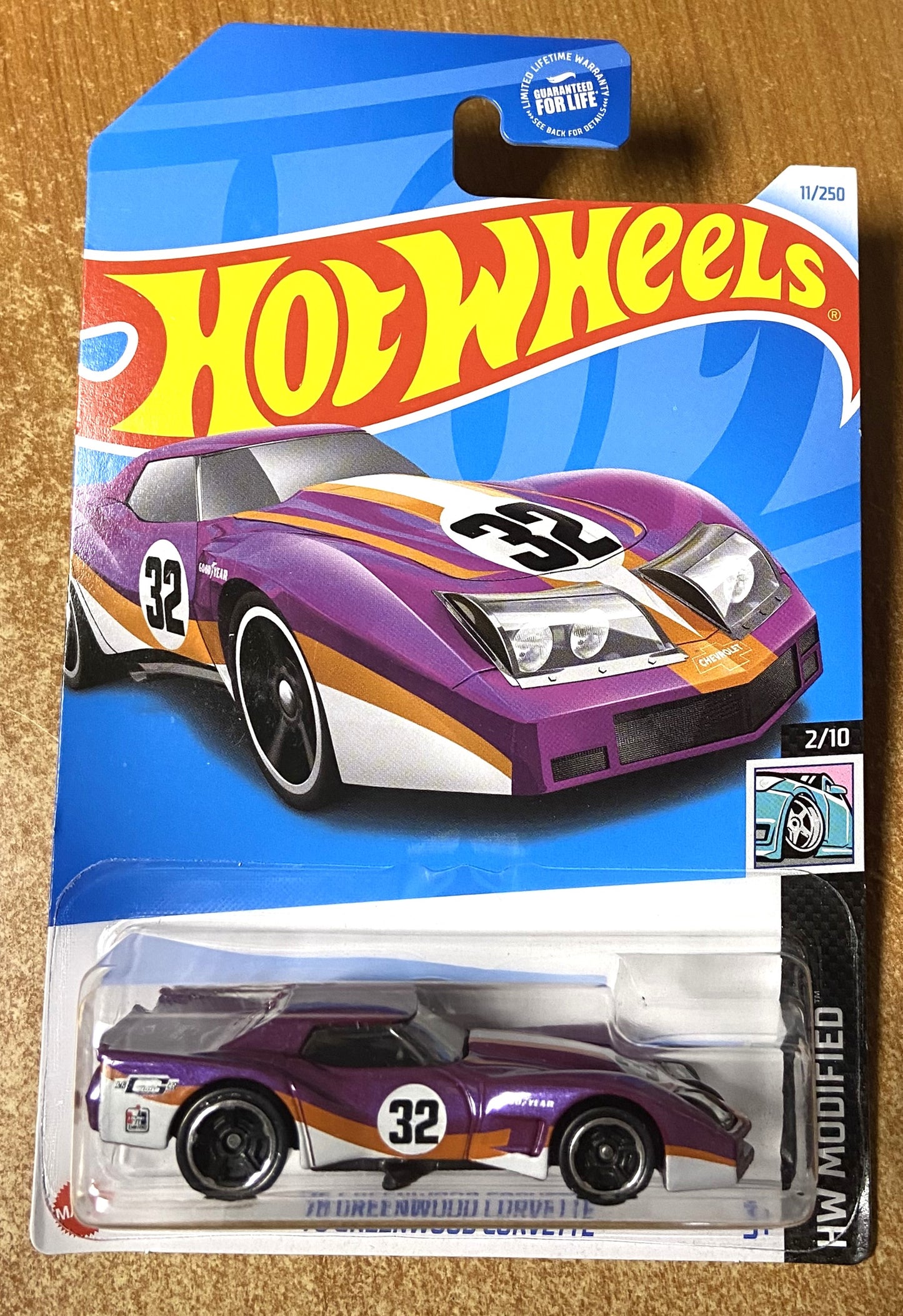 2024 Hot Wheels #11 76 Greenwood Corvette PURPLE