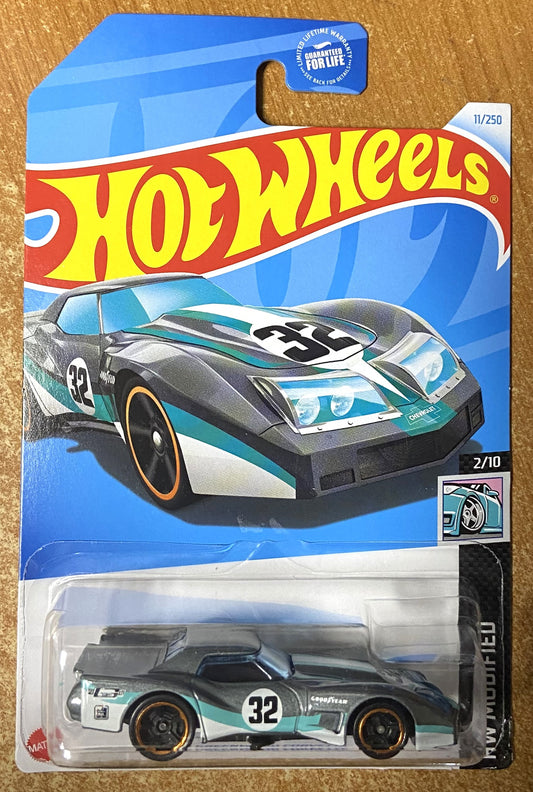 2024 Hot Wheels #11 76 Greenwood Corvette SILVER