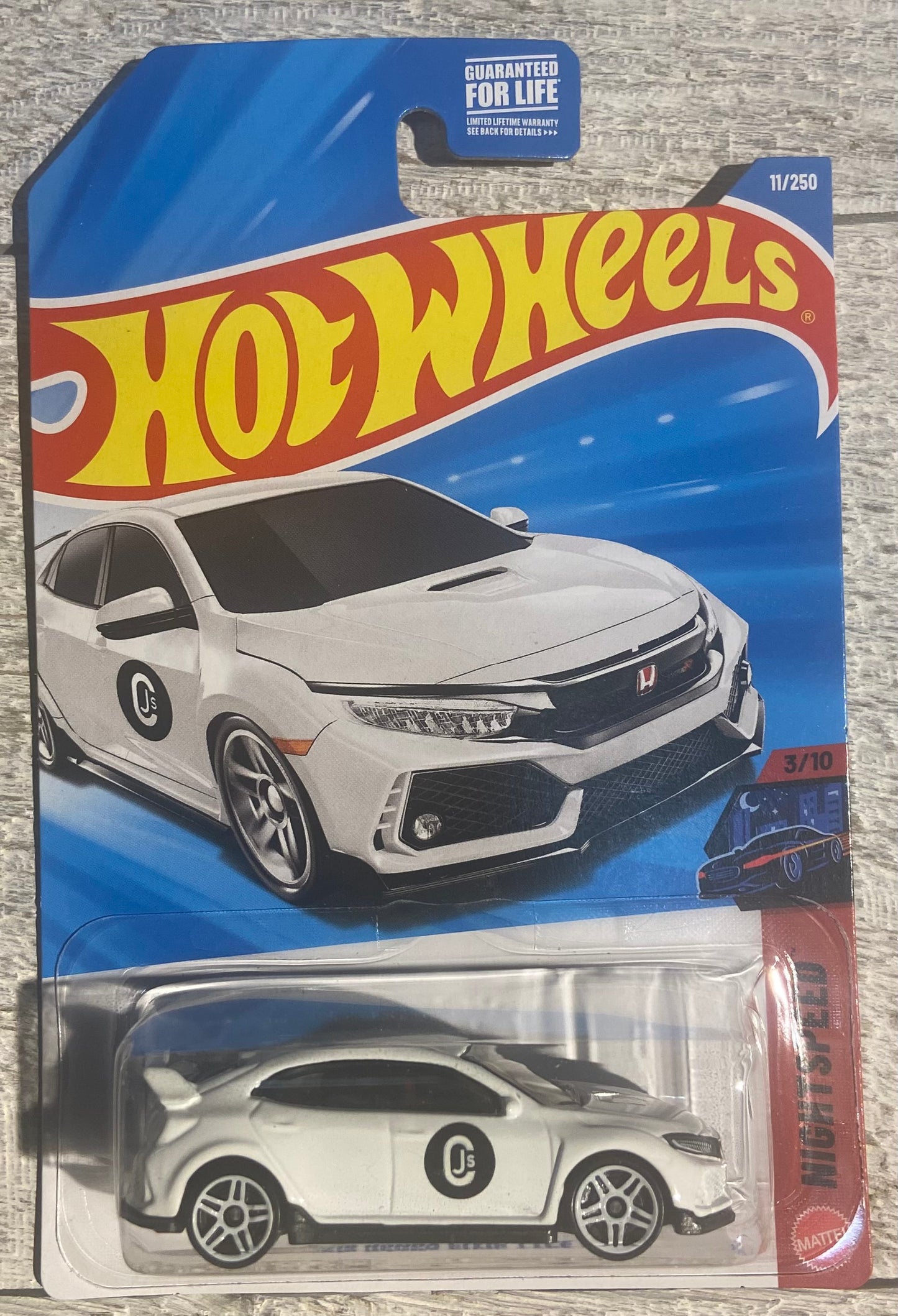 2026 Hot Wheels #11 2018 Honda Civic Type R WHITE