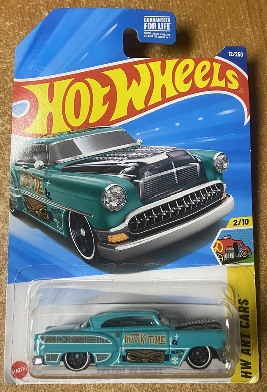 2025 Hot Wheels #12 Custom 53 Chevy TEAL