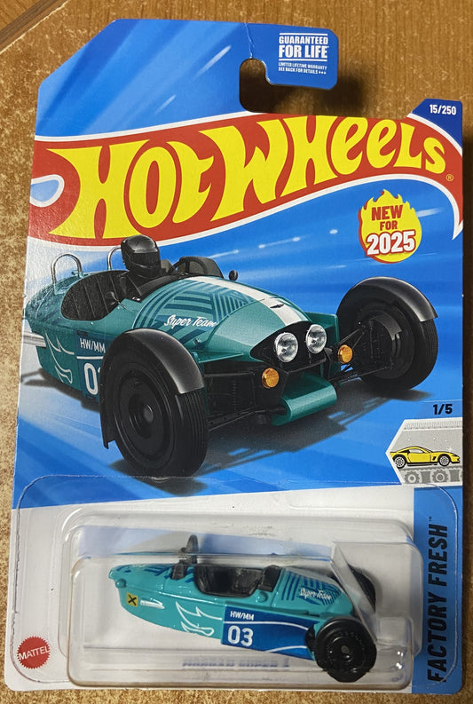 2025 Hot Wheels #15 Morgan Super 3 GREEN