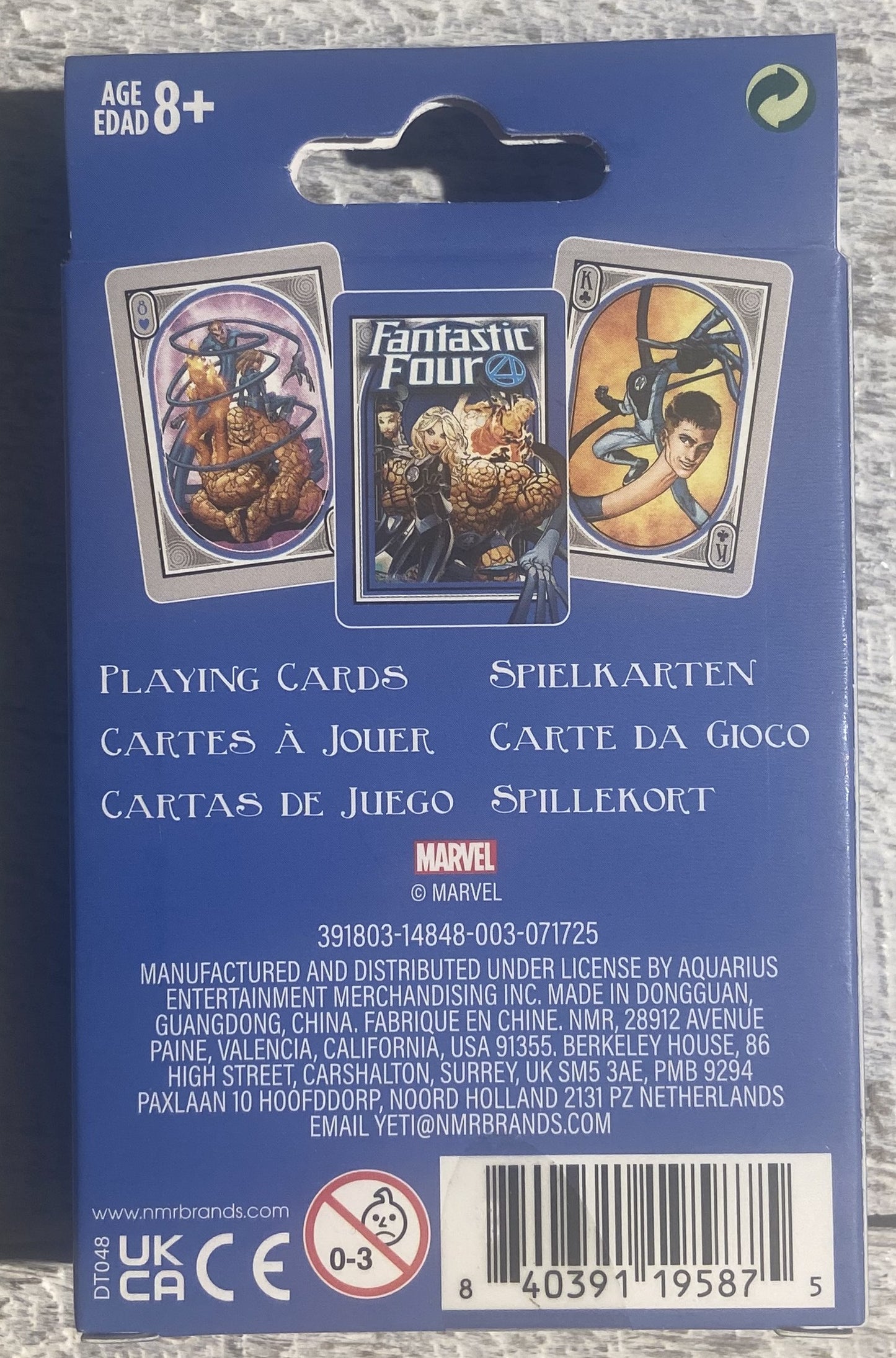 Fantastic Four - Playing Cards