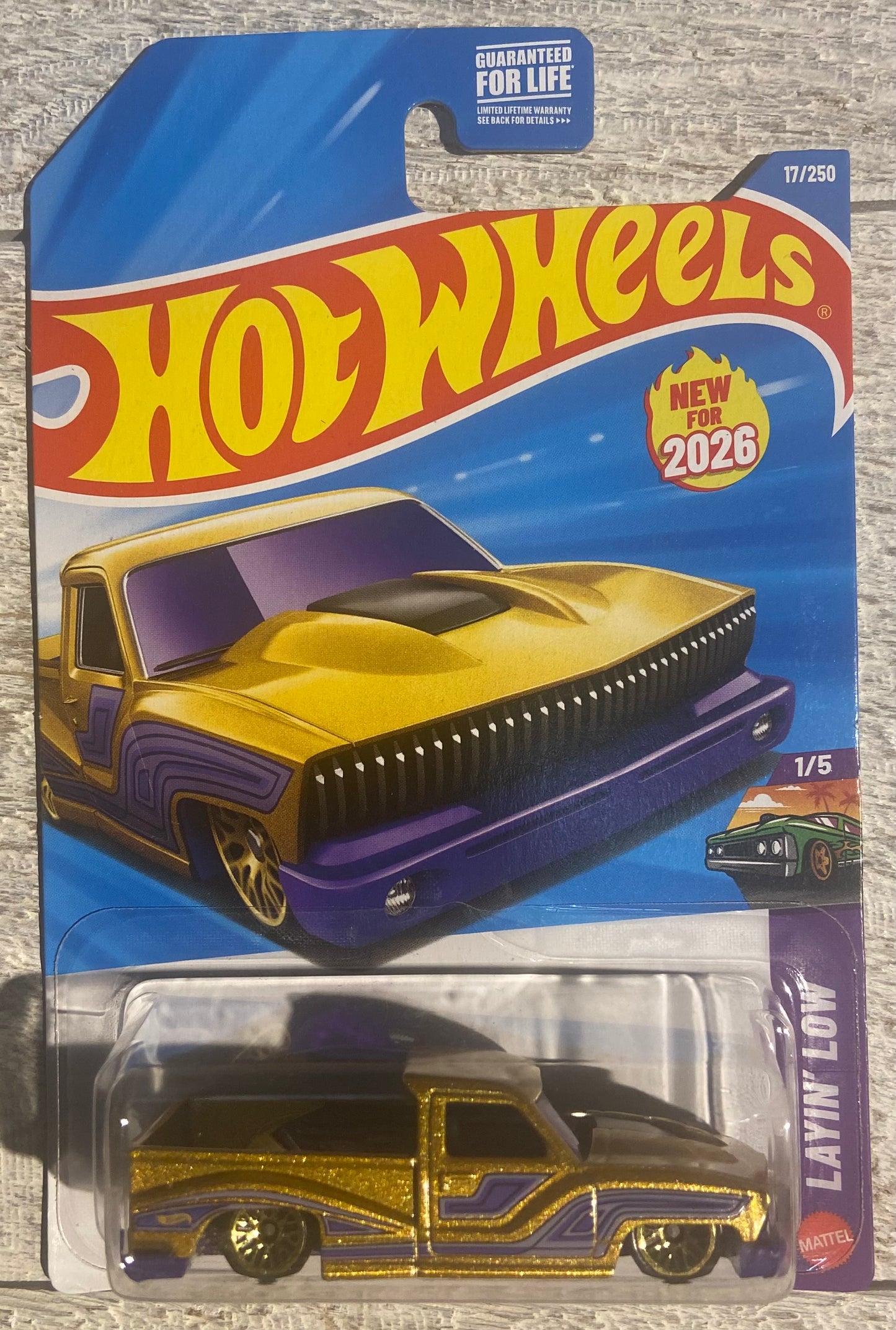 2026 Hot Wheels #17 Bounce N Bass GOLD