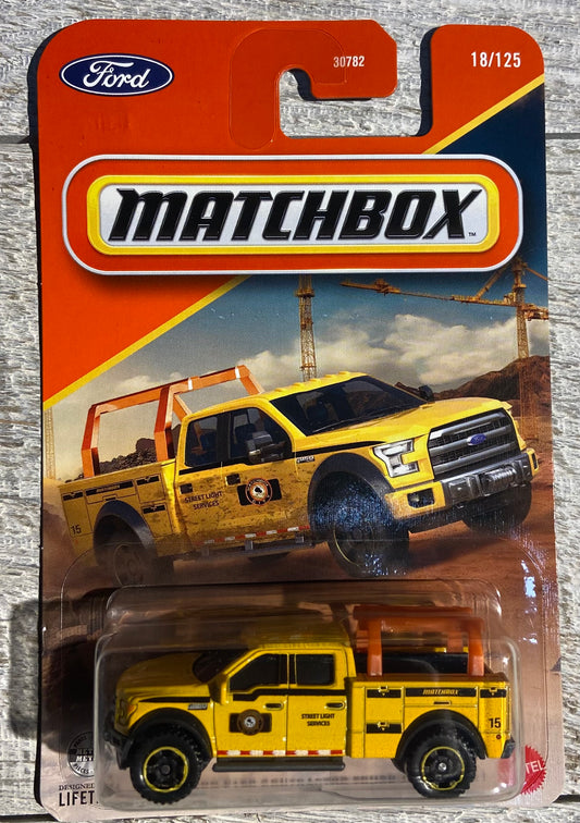 2026 Matchbox #18 2015 Ford F-150 Contractors Truck