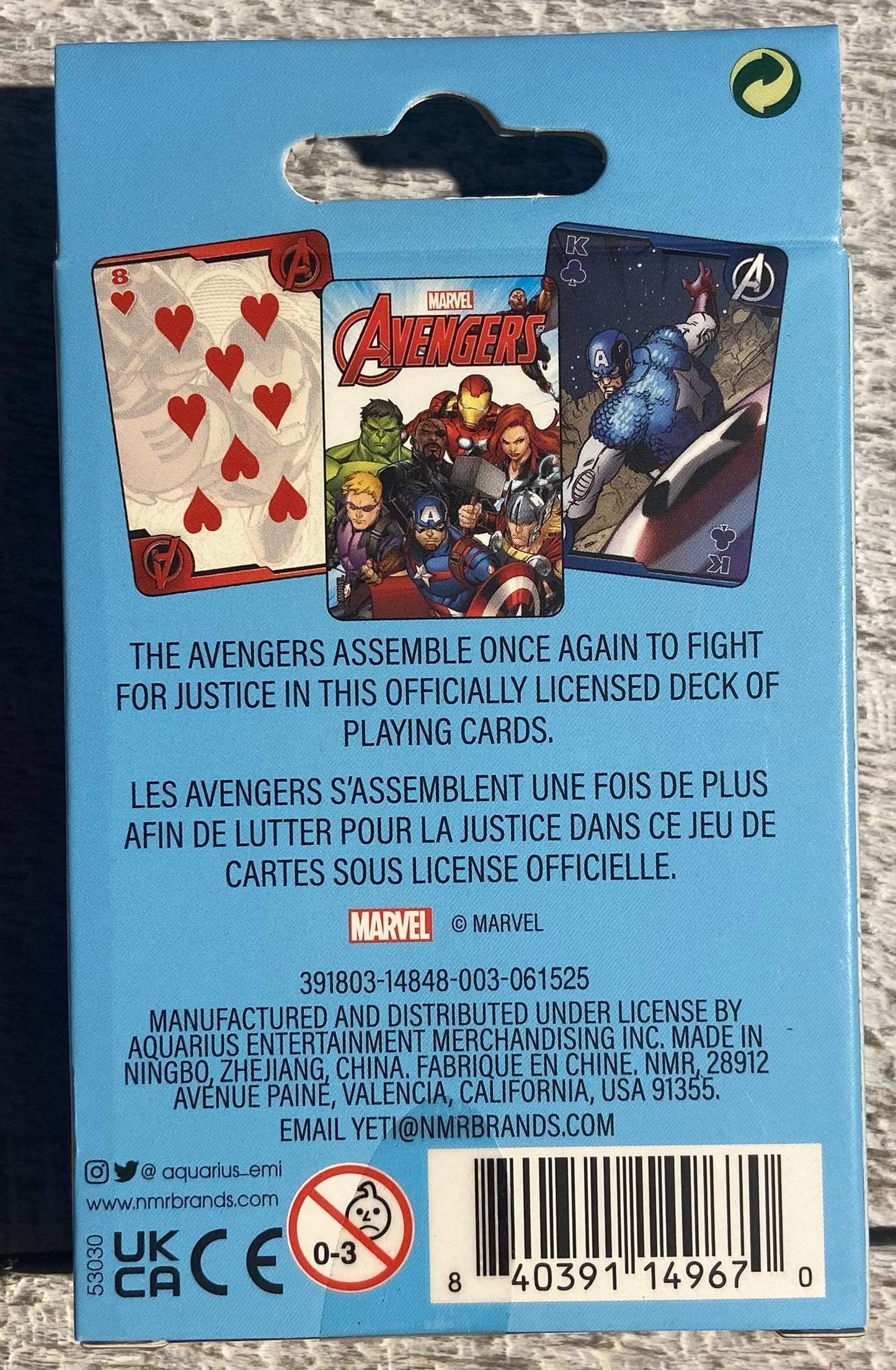 Avengers - Playing Cards
