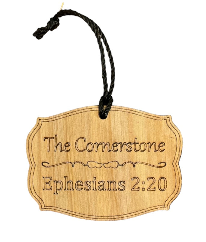 Names of Christ Ornament - #S020 - The Cornerstone