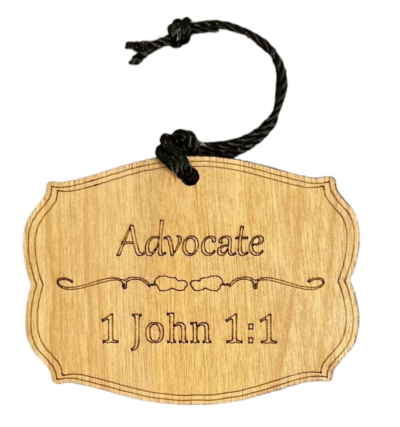 Names of Christ Ornament - #S021 - Advocate