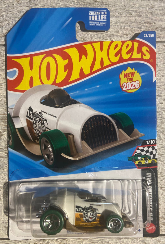 2026 Hot Wheels #22 Instant Boost WHITE