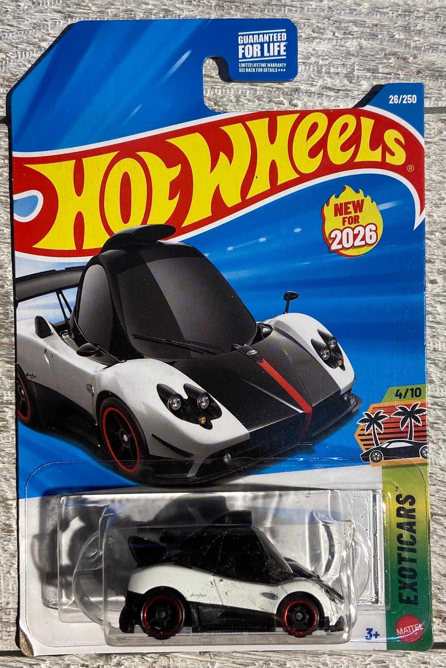 2026 Hot Wheels #26 Pagani Zonda Cinque WHITE