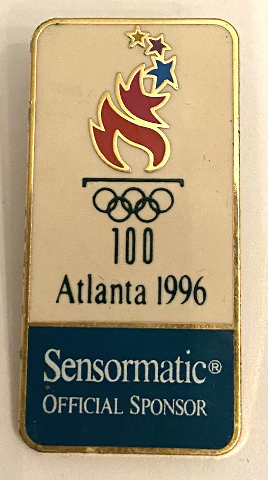 Lapel Pin 1.5" x 0.75" 1996 Atlanta Olympics