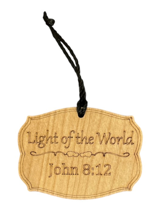 Names of Christ Ornament - #S028 - Light of the World