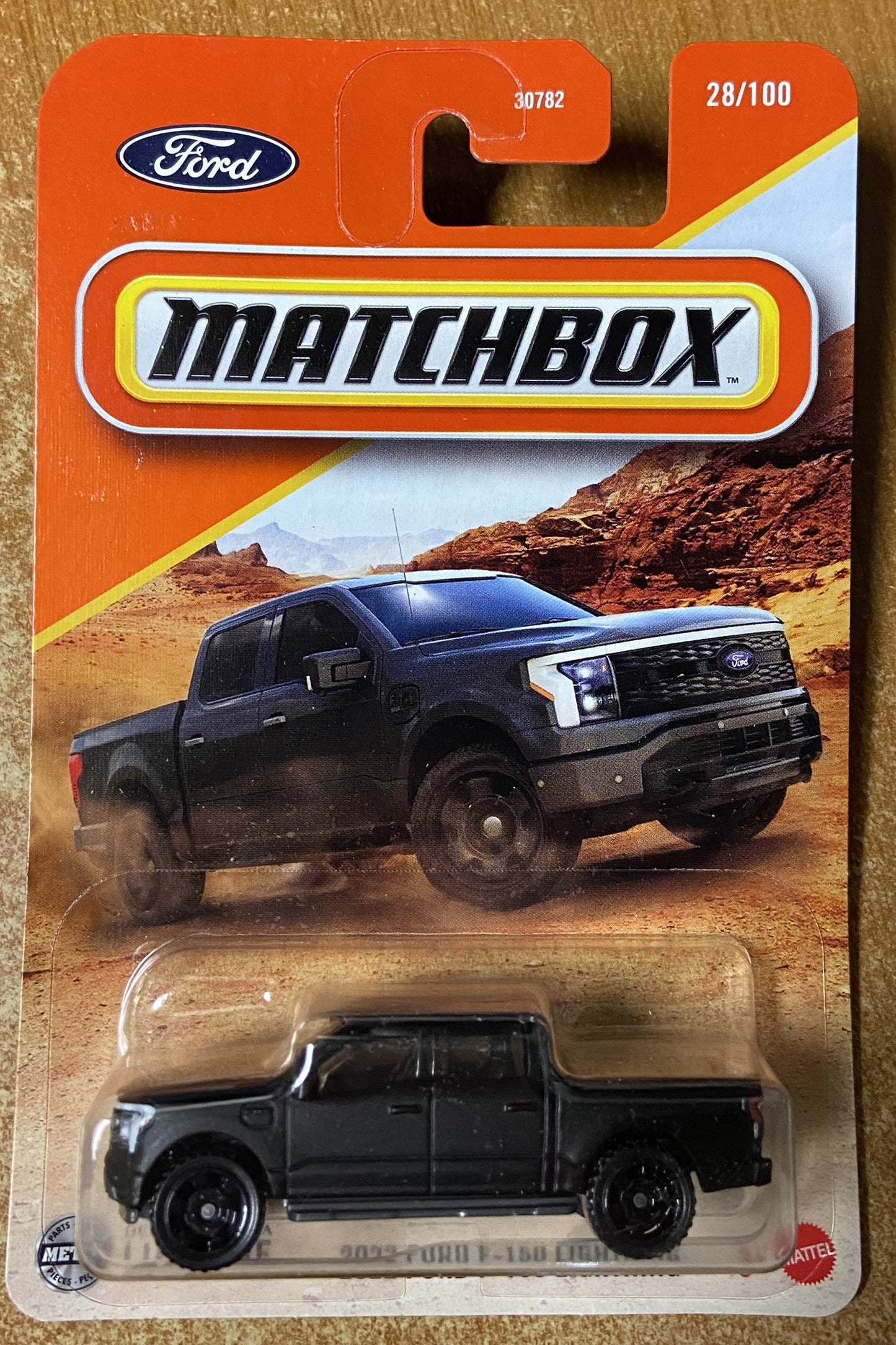 2025 Matchbox #28 2022 Ford F-150 Lightning BLACK