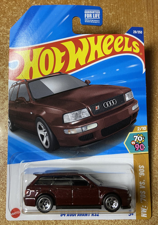 2025 Hot Wheels #29 84 Audi Avant RS2 MAROON