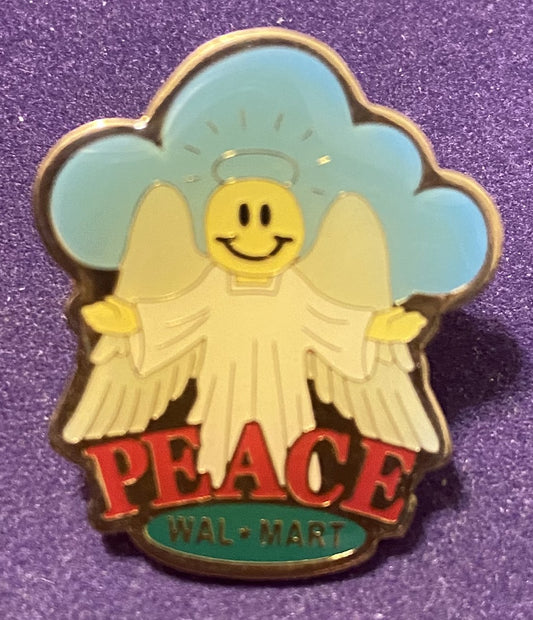 Lapel Pin 1.12" x 0.875" Walmart Peace