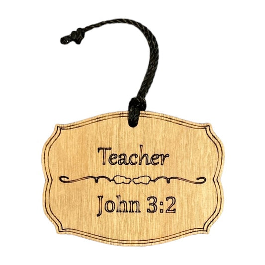 Names of Christ Ornament - #S030 - Teacher