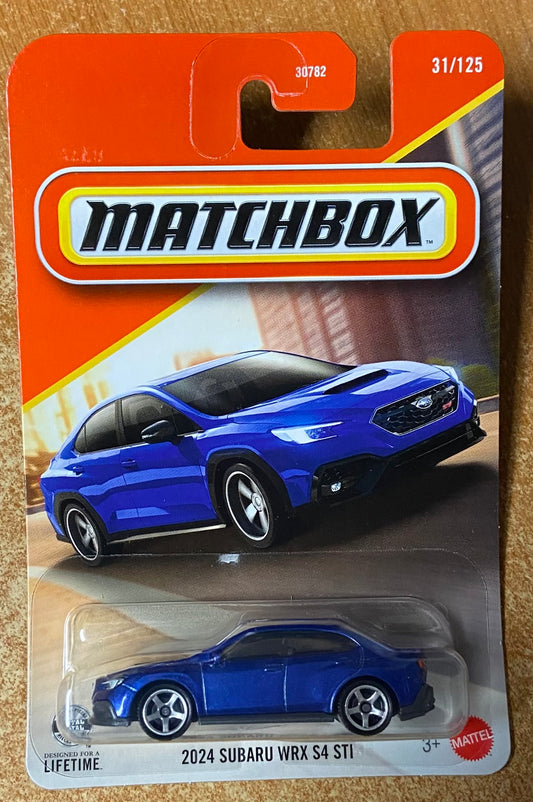 2025 Matchbox #31 2024 Subaru WRX STI